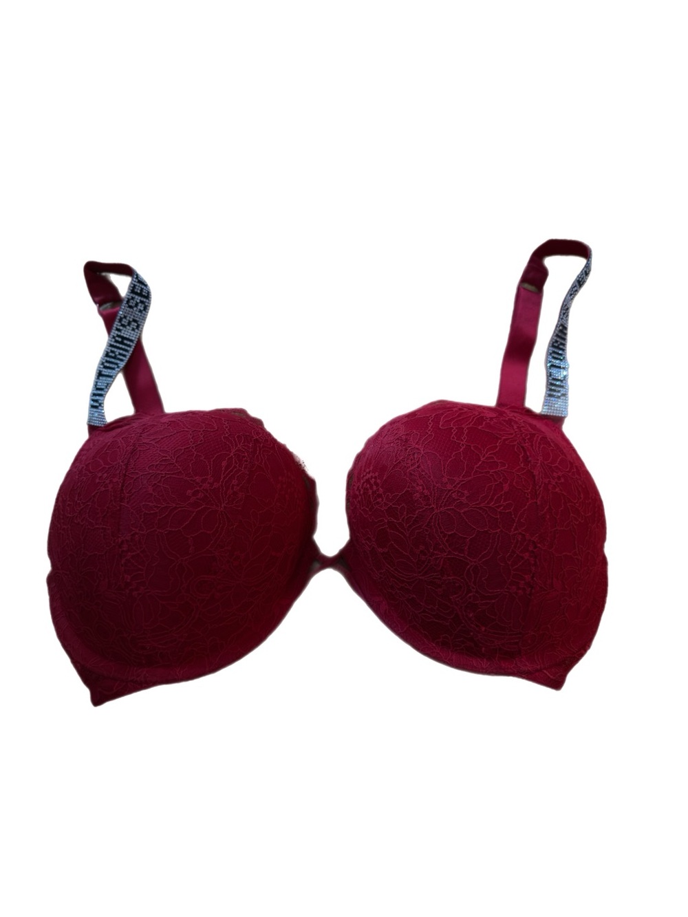 Victoria's Secret Red Lace Bra 38D